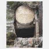 TOMBE VAN JEZUS FLEECE DEKEN (Voorkant)