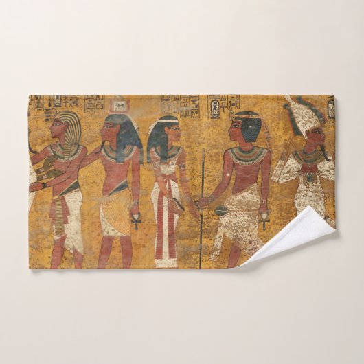 Tombeau de Toutankhamon, Mur du Nord (Serviette à main)
