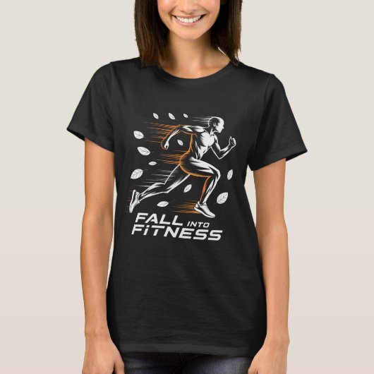 Tombée dans la forme motivationnelle T-Shirt de co (Devant)