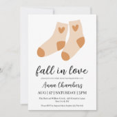 tomber amoureux automne nuptiale invitations de do (Devant)