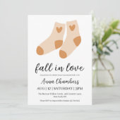 tomber amoureux automne nuptiale invitations de do (Debout devant)