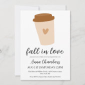 tomber amoureux automne nuptiale invitations de do (Devant)