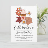 tomber amoureux automne nuptiale invitations de do (Debout devant)