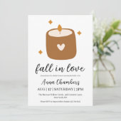 tomber amoureux automne nuptiale invitations de do (Debout devant)