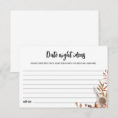 Tomber amoureux | Carte de Fête des mariées des id (Devant / Derrière)