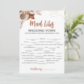 Tomber amoureux | Carte de jeu de Fête des mariées (Debout devant)