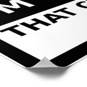 Tomber dans certains sentiments Drôle Poster (Coin)