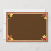 Tomber dans la Faire-part de mariage de l'amour (Dos)