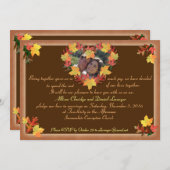 Tomber dans la Faire-part de mariage de l'amour (Devant / Derrière)