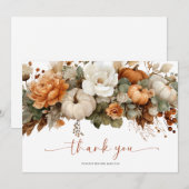 Tomber dans la Fête des mariées d'amour Carte de r (Devant / Derrière)