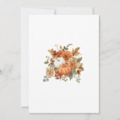 Tomber Dans L'Amour Baby shower Invitation (Dos)