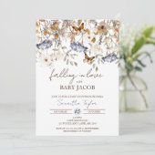 Tomber dans l'amour Baby shower Invitation (Debout devant)