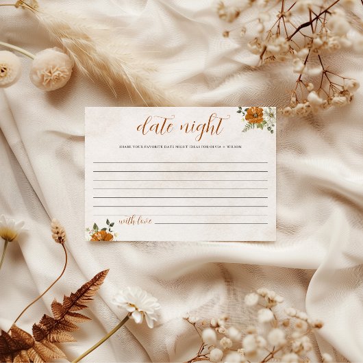 Tomber dans l'amour | Carte de Fête des mariées de