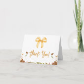 Tomber dans l'amour Carte de remerciements Baby sh (Devant)