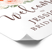 Tomber dans l'amour Citrouille Affiche de bienvenu (Coin)