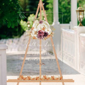 Tomber dans l'amour Fête des mariées Affiche de bi