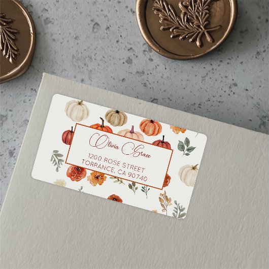 Tomber dans l'amour Fleur sauvage Étiquette Patter