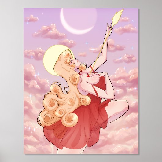 Tomber dans l'amour - Impression Gold Foil (Recto)