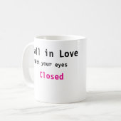 Tomber dans l'amour Mug (Devant gauche)