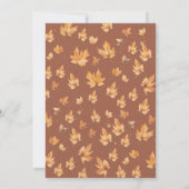 Tomber dans l'amour nuptiale invitation de douche (Dos)