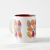 TOMBER JELLY BEANS Maroon Mug à deux tons (Devant gauche)