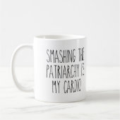 Tomber le patriarcat est mon cardio Mug (Gauche)