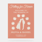 Tomber pour toujours | Accueil Mariage rustique (Recto)