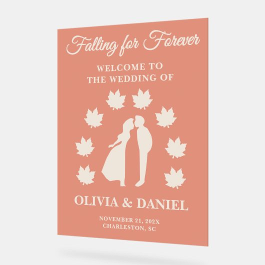 Tomber pour toujours | Accueil Mariage rustique (Angle)