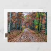 Tomber Sur La Carte Postale Merci Dirt Road (Devant / Derrière)