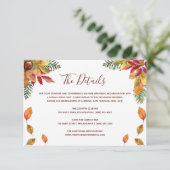 Tombez amoureux carte d'insertion de détails de ma (Debout devant)