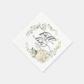 Tombez amoureux de la verdure Serviette en papier (Coin)