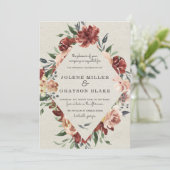 Tombez amoureux | Faire-part de mariage Rustic Blo (Debout devant)