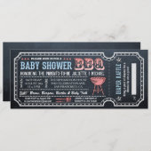 Tombola de couche-culotte des invitations W de (Devant / Derrière)