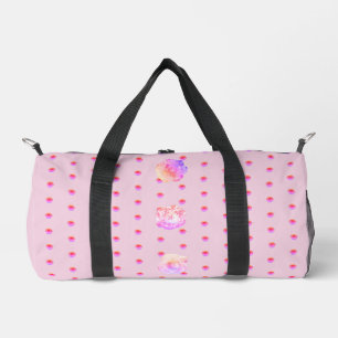 Tomboy Roze Bloem Duffle Tas