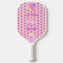 Tomboy Roze Boho Bloem Pickleball Paddle