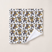 Tomboy Speelgoed Yorkie Yorkshire Terrier Pet Pupp Bad Handdoek (Wasdoekje)