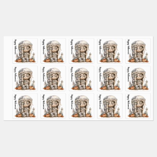 Tombside Trouble - Mummy Mischief & Mini Monsters Labels (Vel)