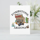 Tombstone, Arizona Bedankkaart (Staand voorkant)