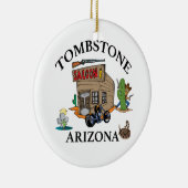 Tombstone, Arizona Keramisch Ornament (Rechts)
