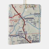 Tombstone AZ Map Keramisch Ornament (Rechts)