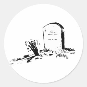 Tombstone en handse Stickers