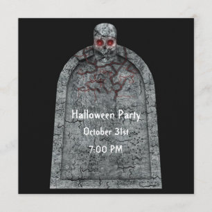 Tombstone - Invitation à la fête d'Halloween