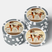 "Tombstone" klei poker chips (Opstapeling)