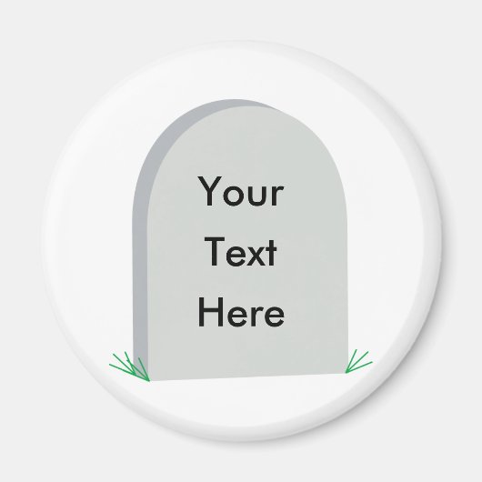 Tombstone koelkast magneet (Voorkant)