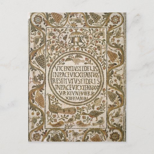 Tombstone met epitaph briefkaart (Voorkant)