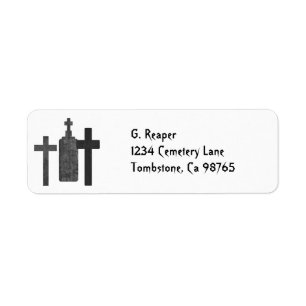 Tombstones renvoyer les étiquettes d'adresse