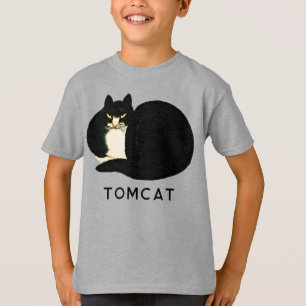 Tomcat Chinese Qing-dynastie Black Manchu Cat T-shirt