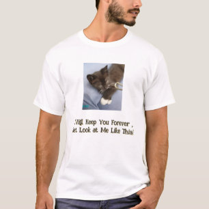Tomcat Foto, Grappige Tekst Voor- & Achterkant, T-shirt