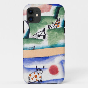 Tomcat's Turf, Paul Klee iPhone 11 Hoesje