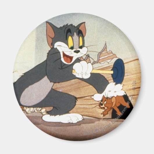 Tome en Jerry Plunger Magneet (Voorkant)